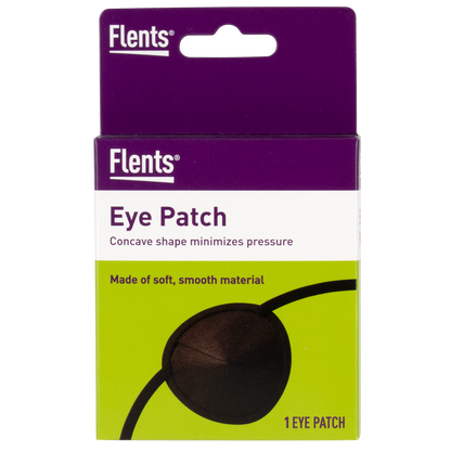 Front packaging of black eye patch