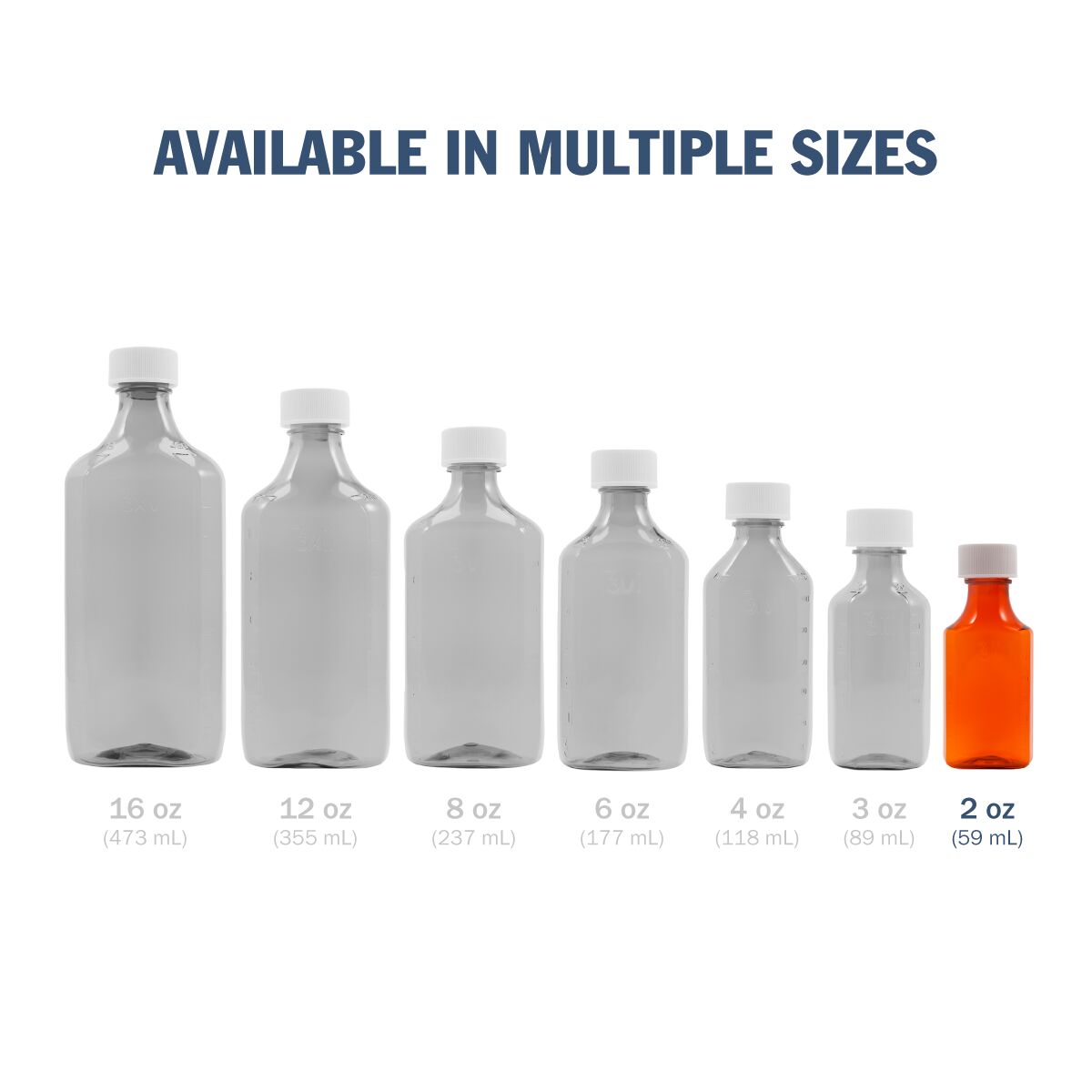 2 oz MDPE Bottles Size 20
