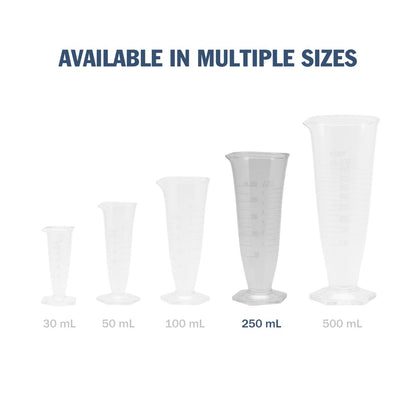 Kimax® Glass Pharmaceutical Dual-Scale Graduates available in multiple sizes - 250 mL