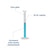 Pyrex® Metric Single Scale Graduated Glass Cylinder