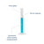 Pyrex® Metric Single Scale Graduated Glass Cylinder