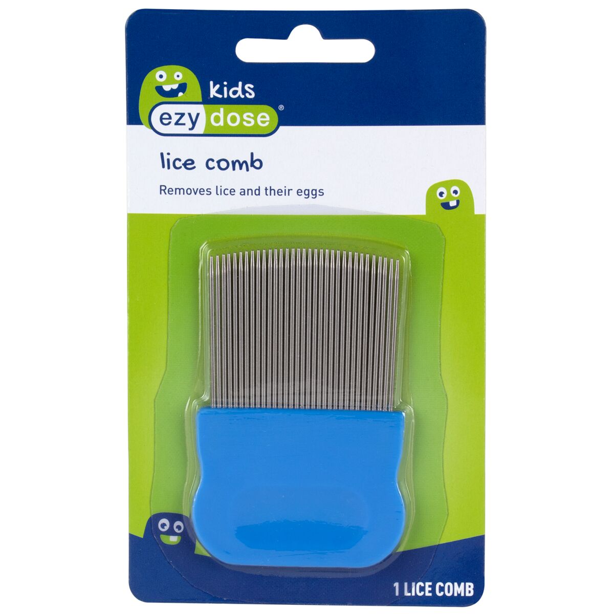 front packaging lice comb