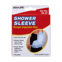Front packaging of cast shower cover