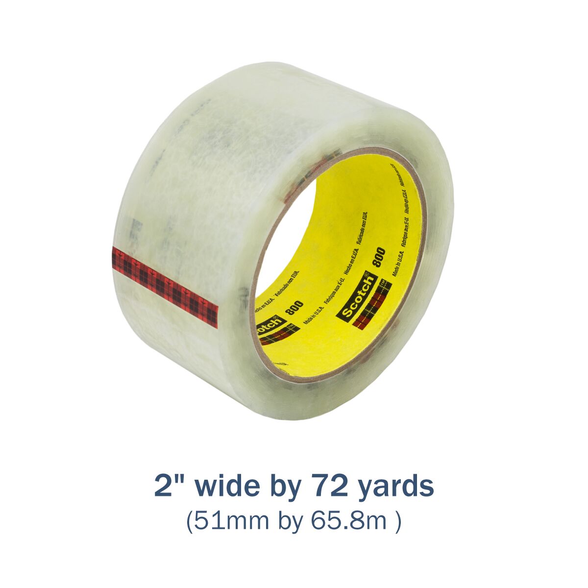 2&quot; wide by 72 yards