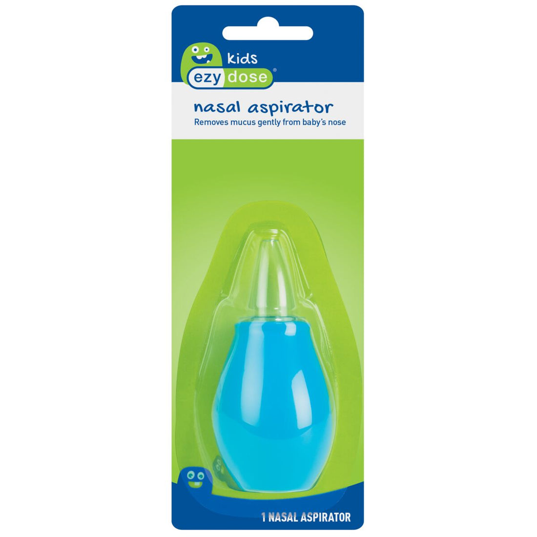 Front packaging of nasal aspirator
