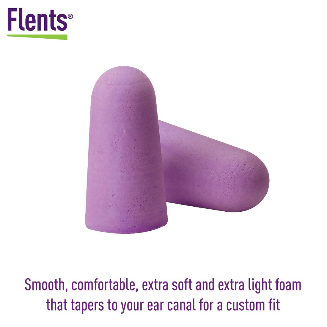 Quiet Time ear plugs are smooth, comfortable, extra soft and extra light foam that tapers to your ear
