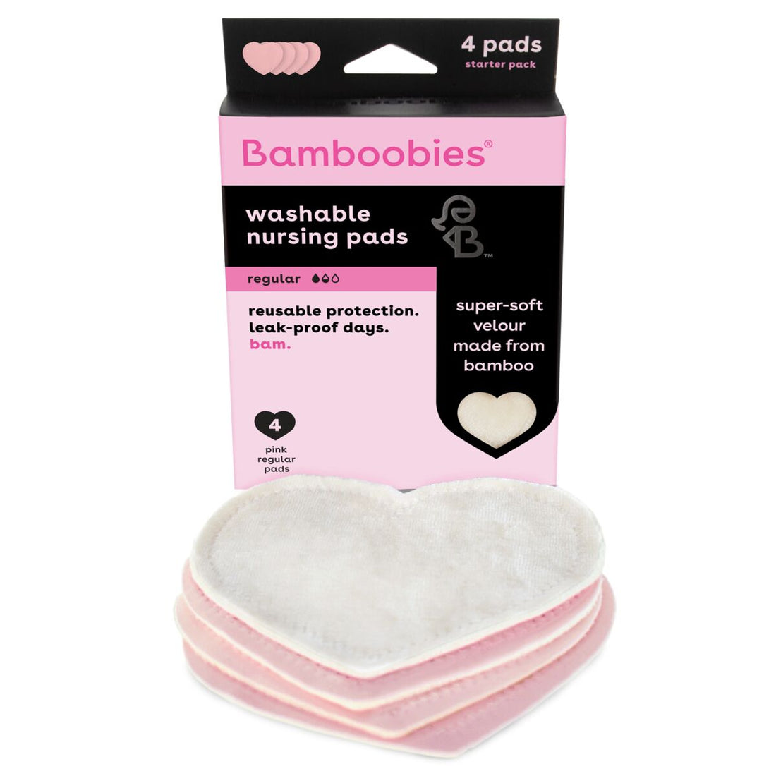 Bamboobies regular nursing pads (2 pairs)