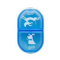 Pill organizer with am/pm compartments for your dog