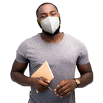 Man wearing N95 mask