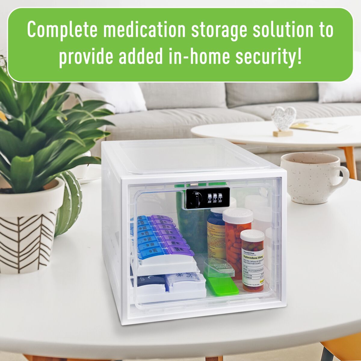 High Risk Medication Box Ezy Dose® Medication Lock Box – Apothecary Products