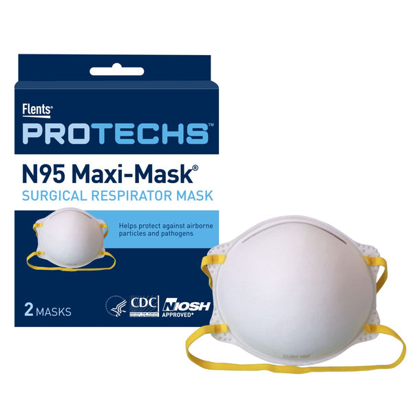 Front packaging disposable N95 mask