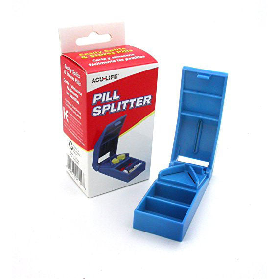 Front packaging of blue pill cutter