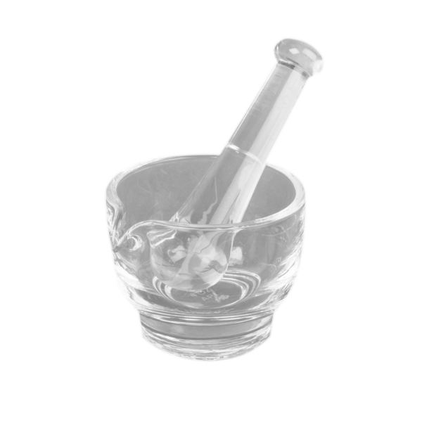 Glass Mortar &amp; Pestle | Apothecary Products