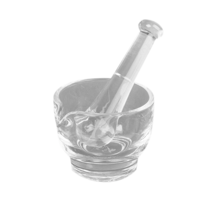 Glass Mortar &amp; Pestle | Apothecary Products
