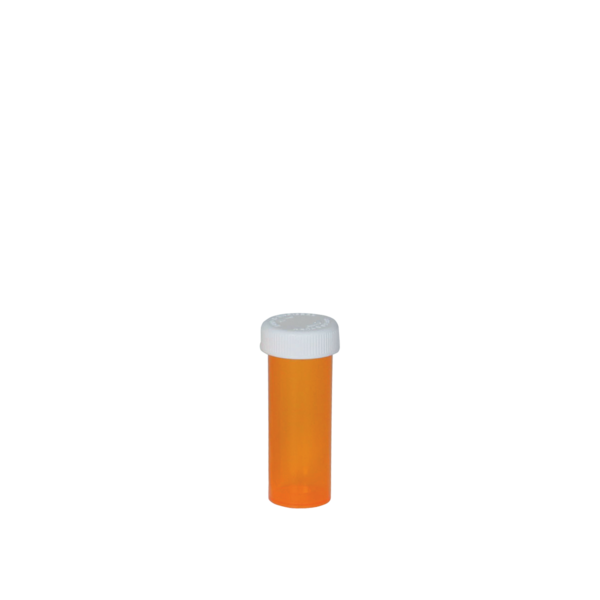 Amber Push And Turn Medication Vial | Apothecary Products