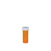 Amber Push And Turn Medication Vial | Apothecary Products