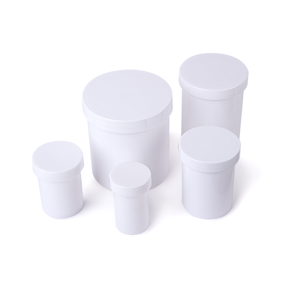 Pharmacy Jars Use for Creams, Balms and Ointments WriteOn Caps