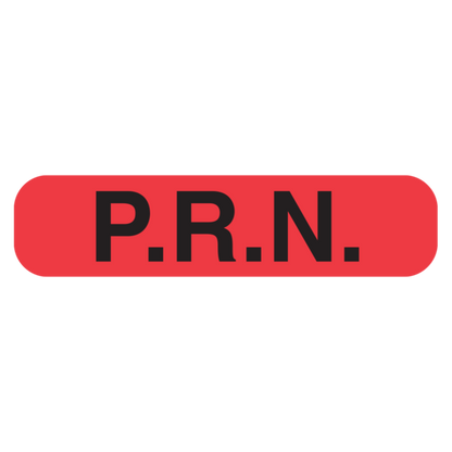 "PRN" Medication Label