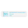 "REFRIGERATE, SHAKE WELL" Label