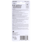 Retractable pill splitter directions