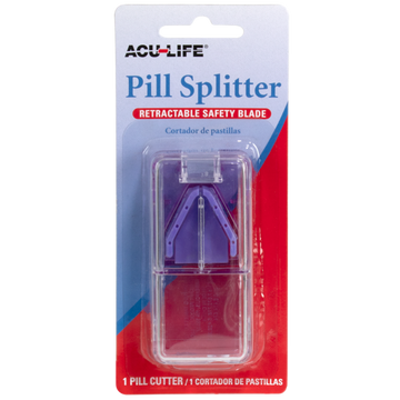 Acu-Life® Retractable Pill Splitter