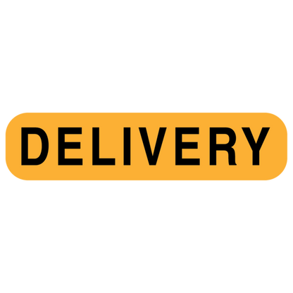 "Delivery" label