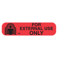 "FOR EXTERNAL USE" Label