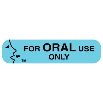"ORAL USE ONLY" Label