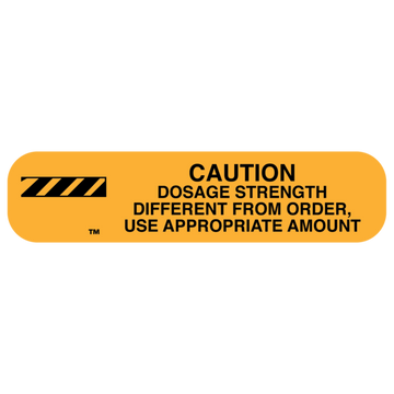 "DOSE STRENGTH" Label