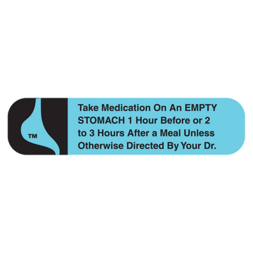 "EMPTY STOMACH" Label