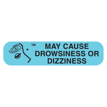 "DROWSINESS" Medication Label