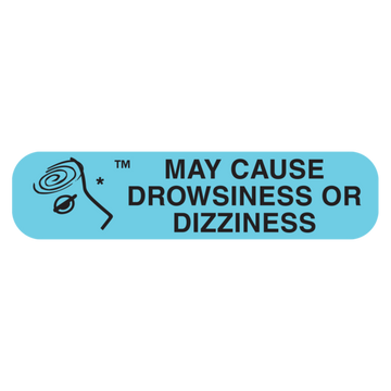 "DROWSINESS" Label