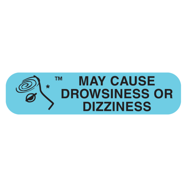 "DROWSINESS" Medication Label