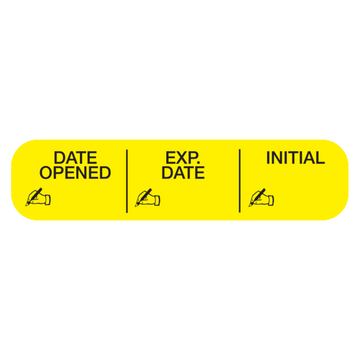 "DATE OPEN-EXP-INI" Label