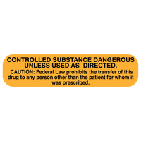 "FEDERAL LAW" Medication Label