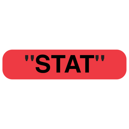"STAT" Medication Label