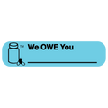 "WE OWE YOU" Label