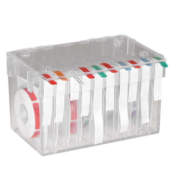 Prescription Label Dispenser - 10-roll Capacity