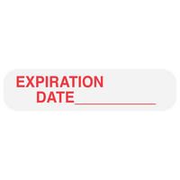Write-in "EXPIRATION DATE" Medication  Label