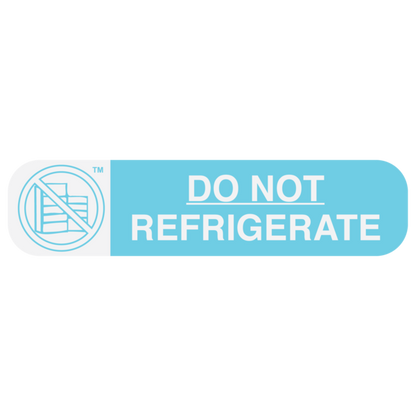 "NO REFRIGERATE" Medication Label