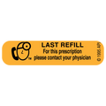 "LAST REFILL" Label