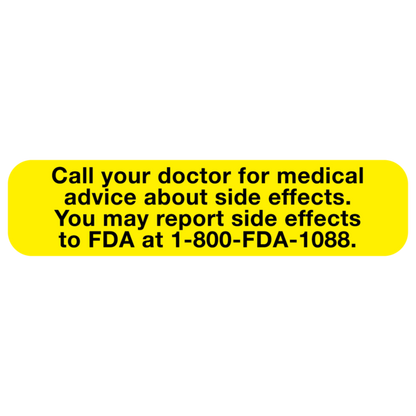 "FDA DRUG REACTION" Medication Label