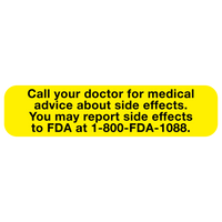 "FDA DRUG REACTION" Medication Label