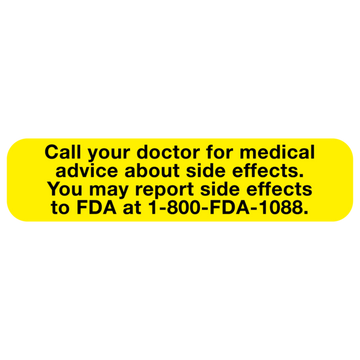 "FDA DRUG REACTION" Label
