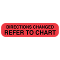 "DIRECTIONS CHANGED" Label