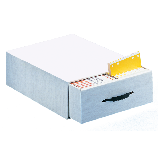 Rx file double compartment drawer