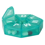 7-sided pill reminder (spanish labels)