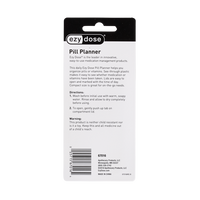 4x/Day Classic Pill Planner package back
