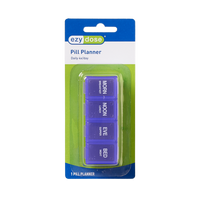 4x/Day Classic Pill Planner in blister packaging
