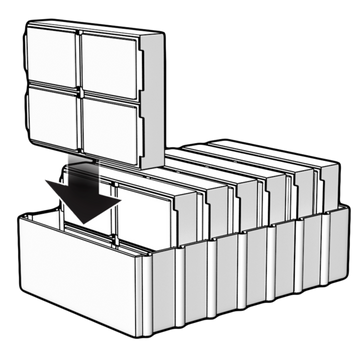 Ezy Dose® Weekly Pill Chest with Removable Daily Compartments